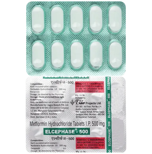 elcephase 500mg tablet 10's